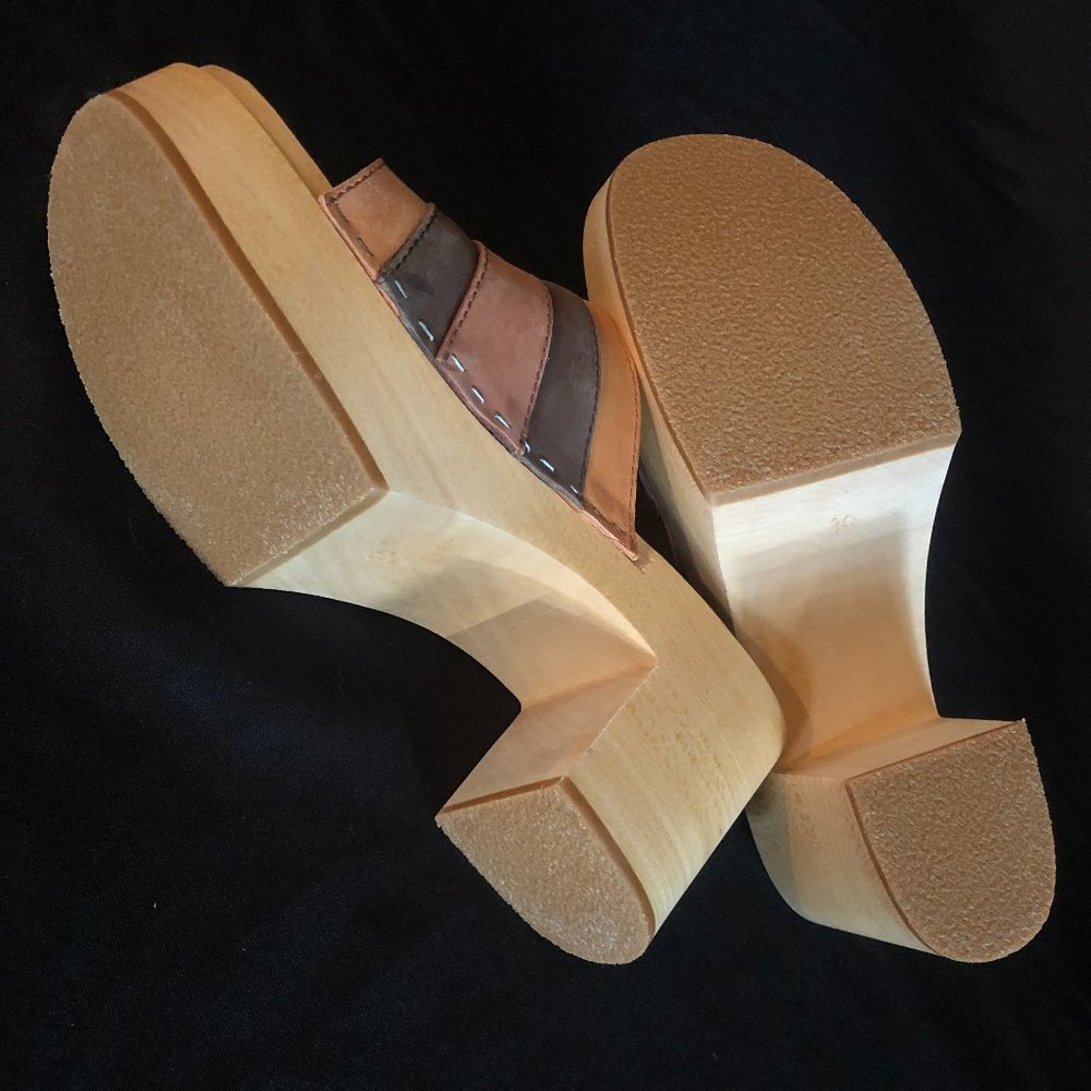NWOB Swedish Hasbeens Anki Sandal Sz 39 - Picture 10 of 13
